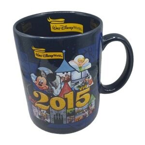 Walt Disney World Coffee Mug /Tea Cup Disney Parks Pixar 2015 Characters Blue XL